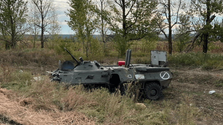 Izyum: Russian troops in&nbsp;retreat