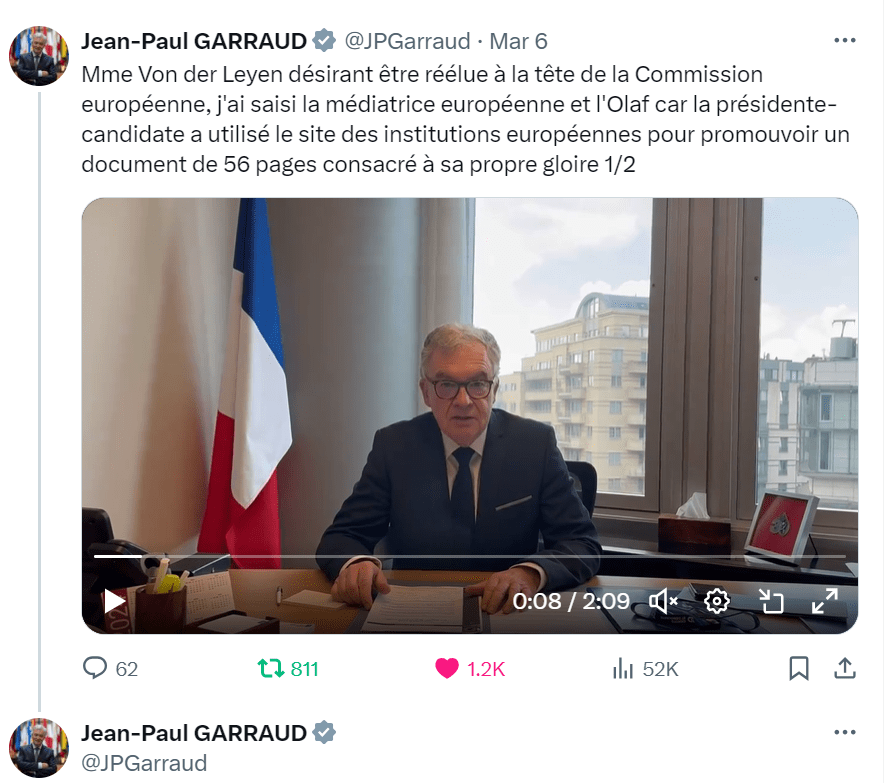 Garraud Tweet